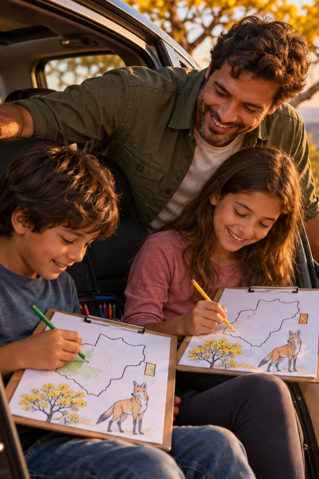 desenhos do mapa de Goiás para colorir — exemplo criado na Desenhos pra Colorir