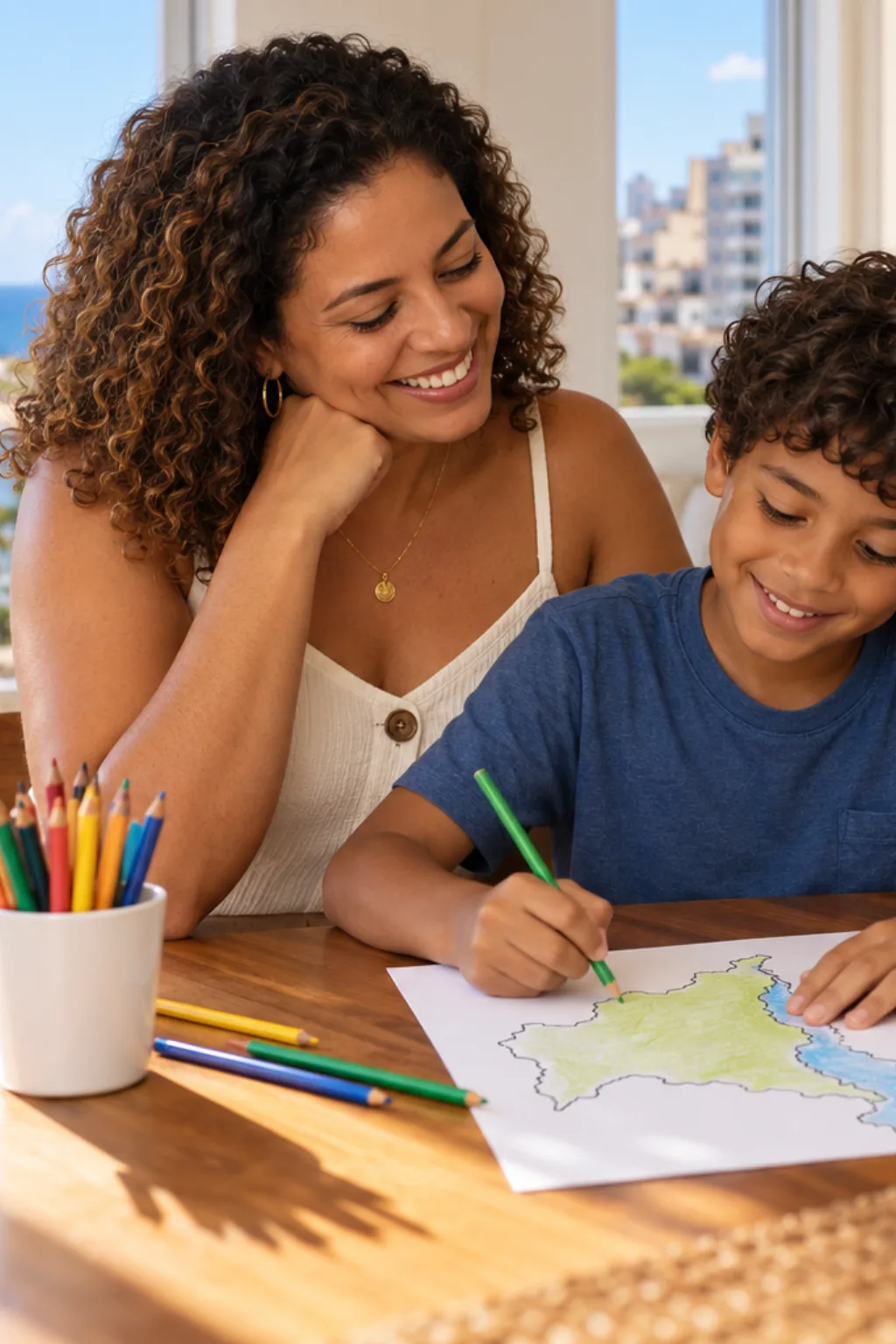 desenhos do mapa mudo da Bahia para colorir — exemplo criado na Desenhos pra Colorir