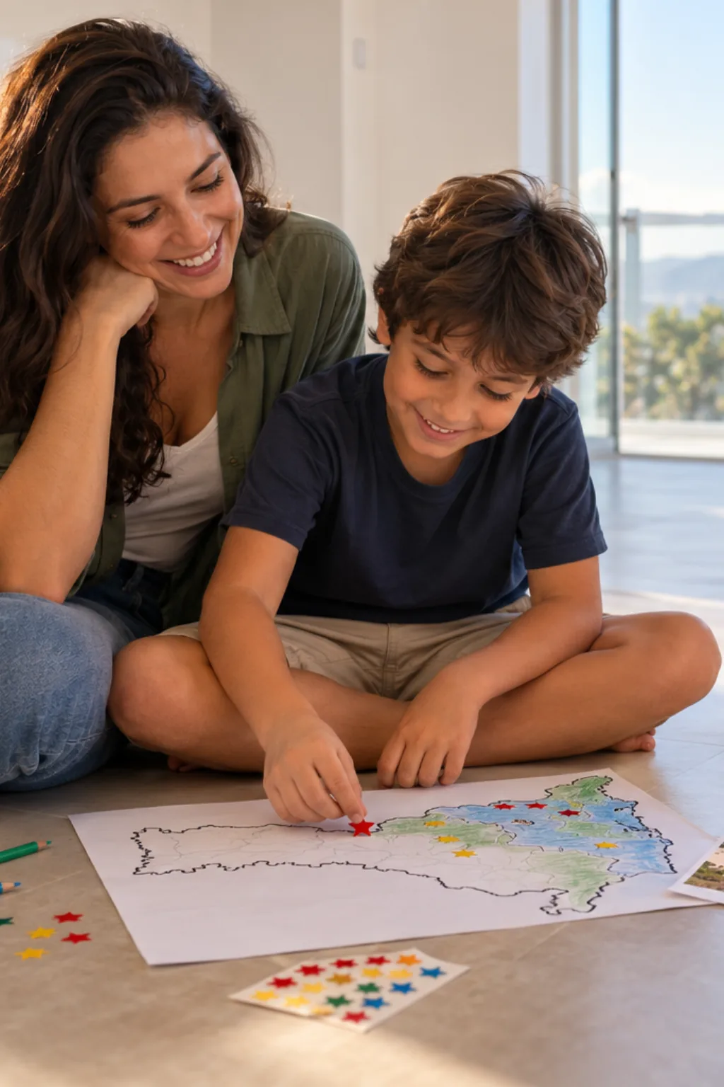 desenhos do mapa de Santa Catarina para colorir — exemplo criado na Desenhos pra Colorir
