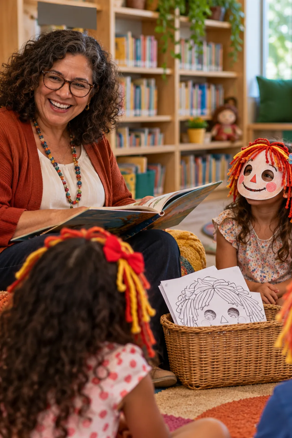 desenhos de máscaras da Emília para colorir — exemplo criado na Desenhos pra Colorir