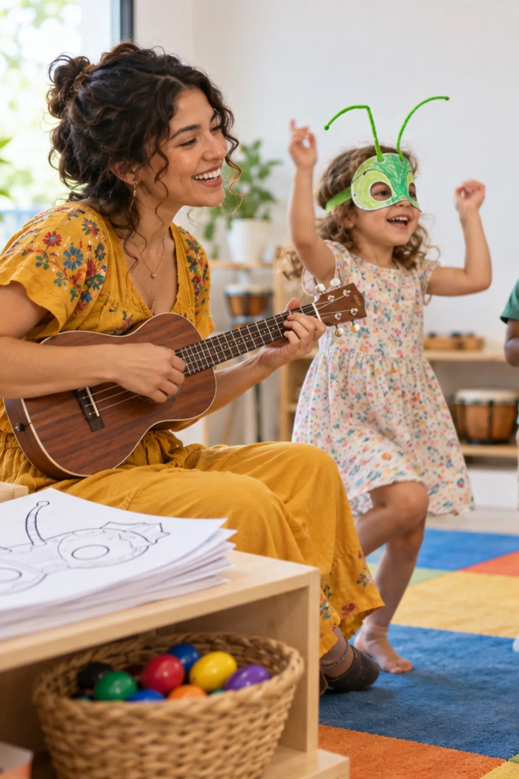 desenhos de máscaras de grilo para colorir — exemplo criado na Desenhos pra Colorir