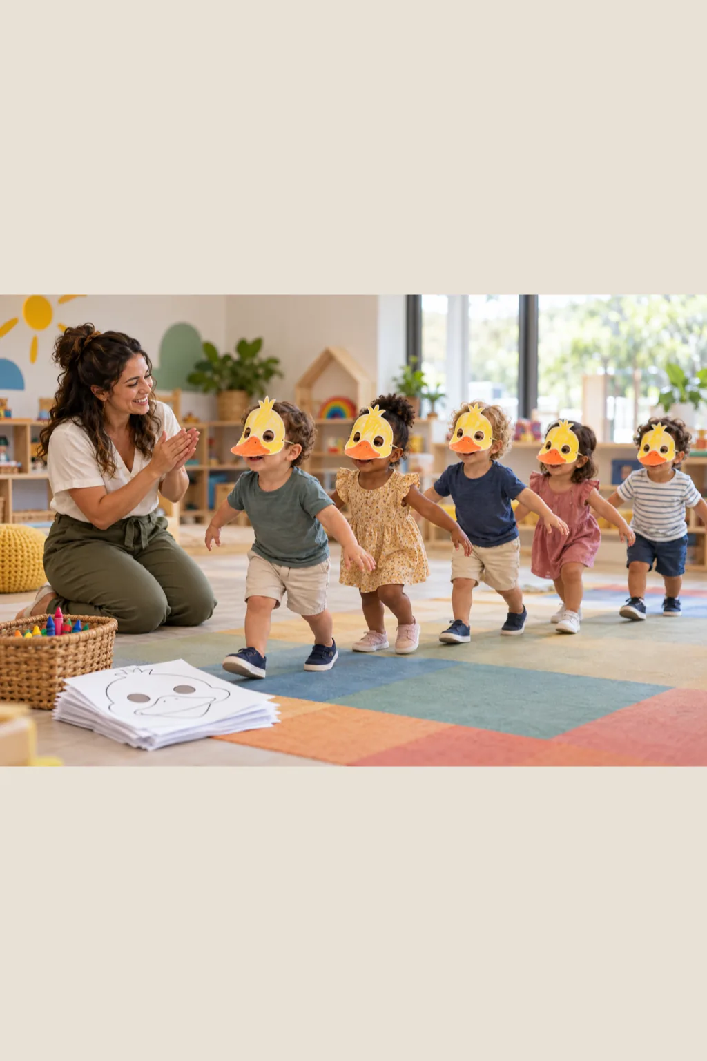 desenhos de máscaras de pato para colorir — exemplo criado na Desenhos pra Colorir