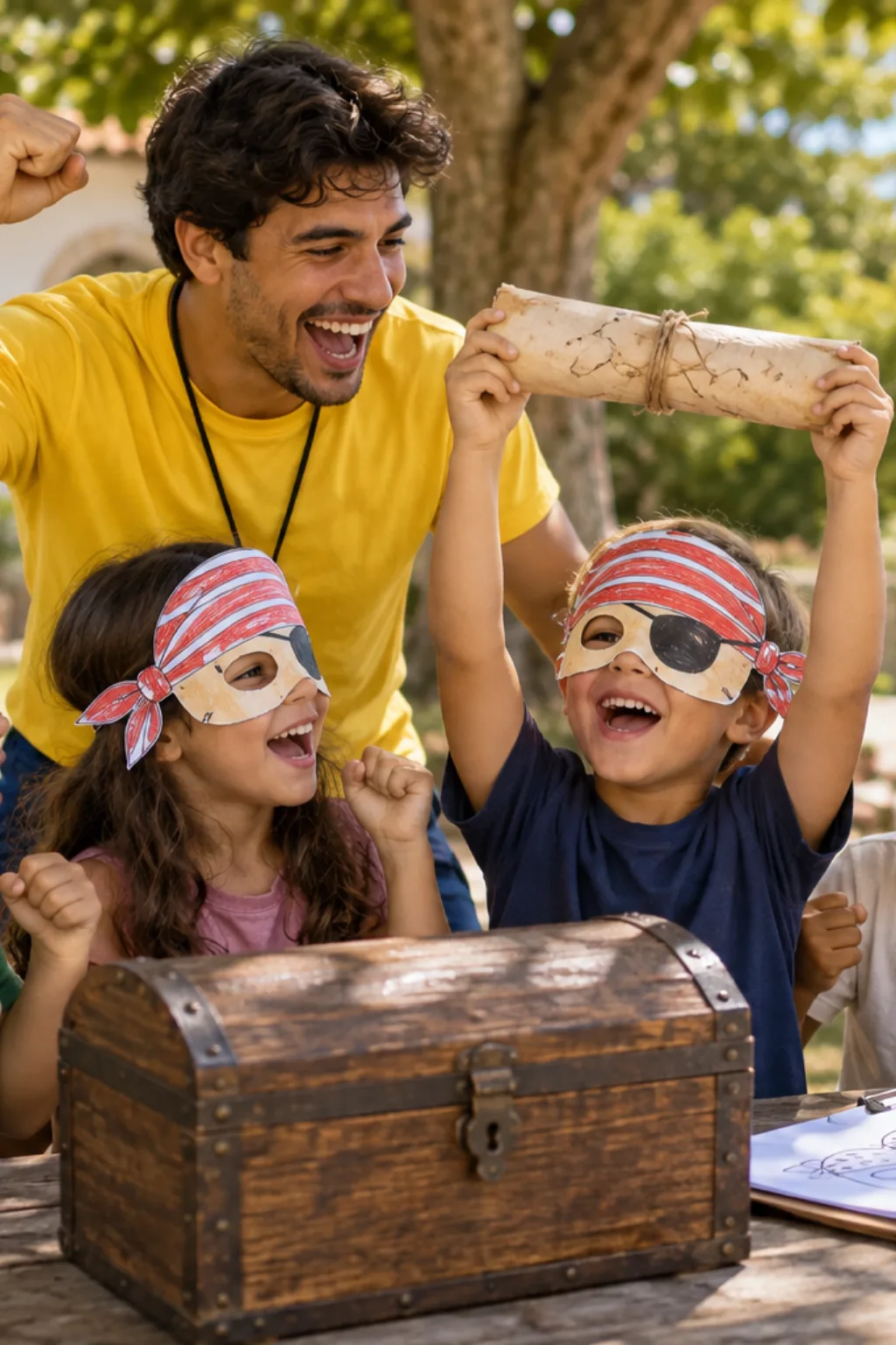 desenhos de máscaras de pirata para colorir — exemplo criado na Desenhos pra Colorir