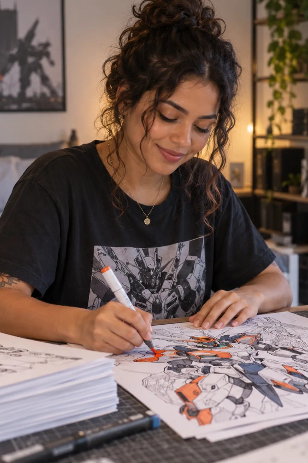 desenhos para colorir — exemplo criado na Desenhos pra Colorir