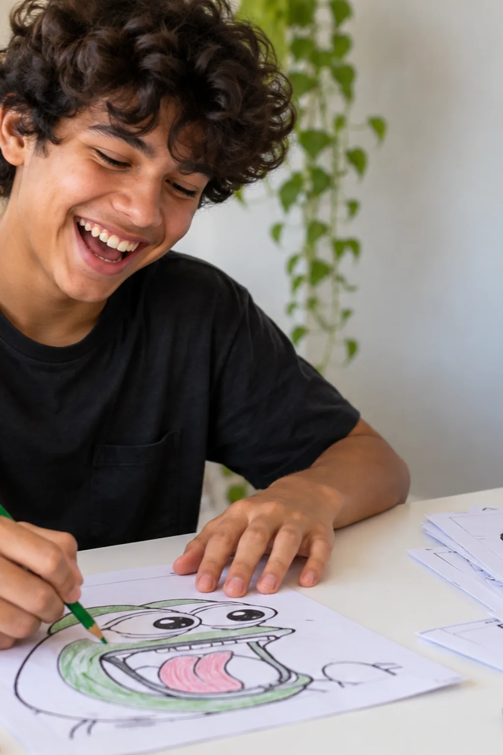 desenhos para colorir — exemplo criado na Desenhos pra Colorir