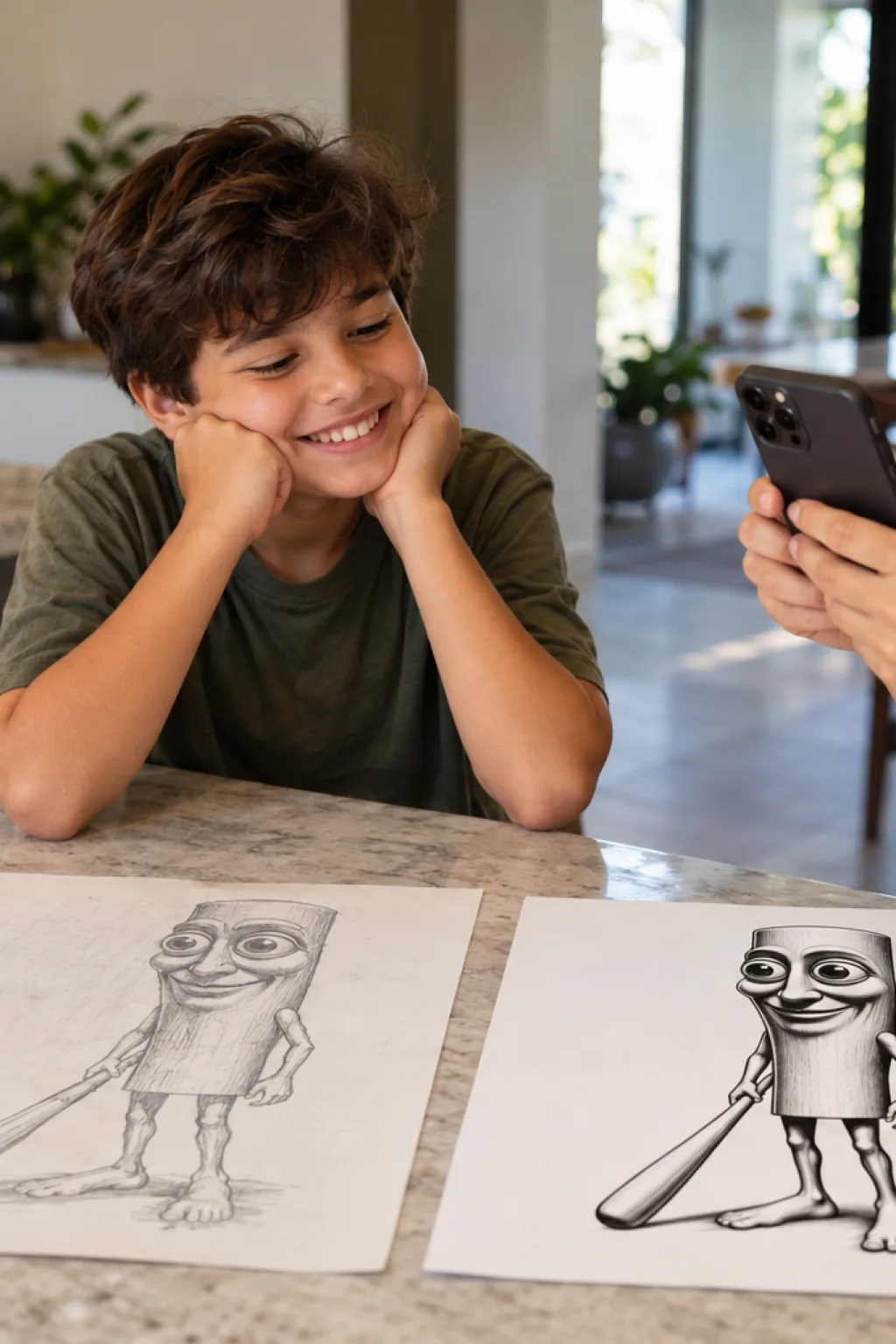 desenhos do Matteo Brainrot para colorir — exemplo criado na Desenhos pra Colorir