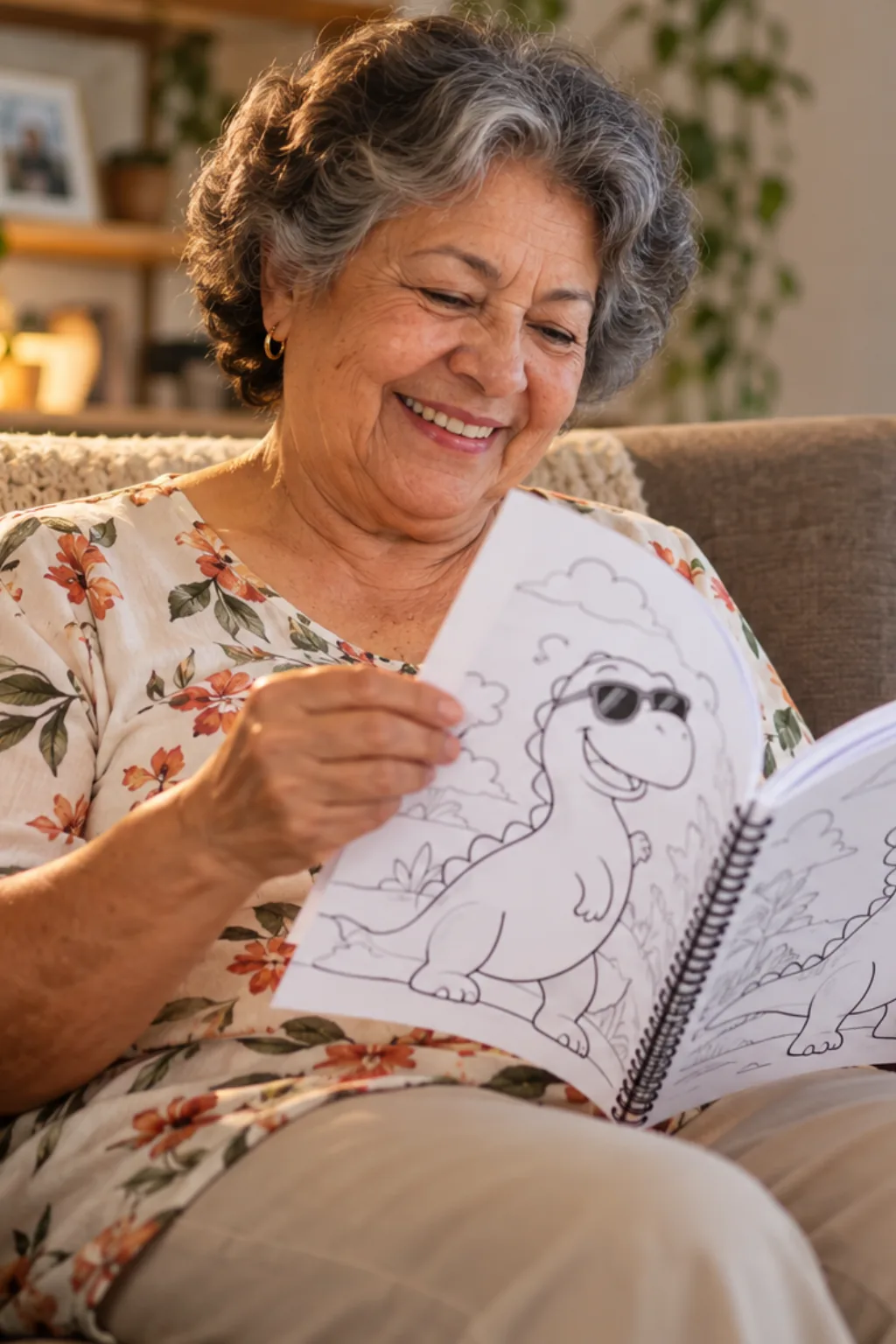 desenhos do Nuclearo Dinossauro para colorir — exemplo criado na Desenhos pra Colorir