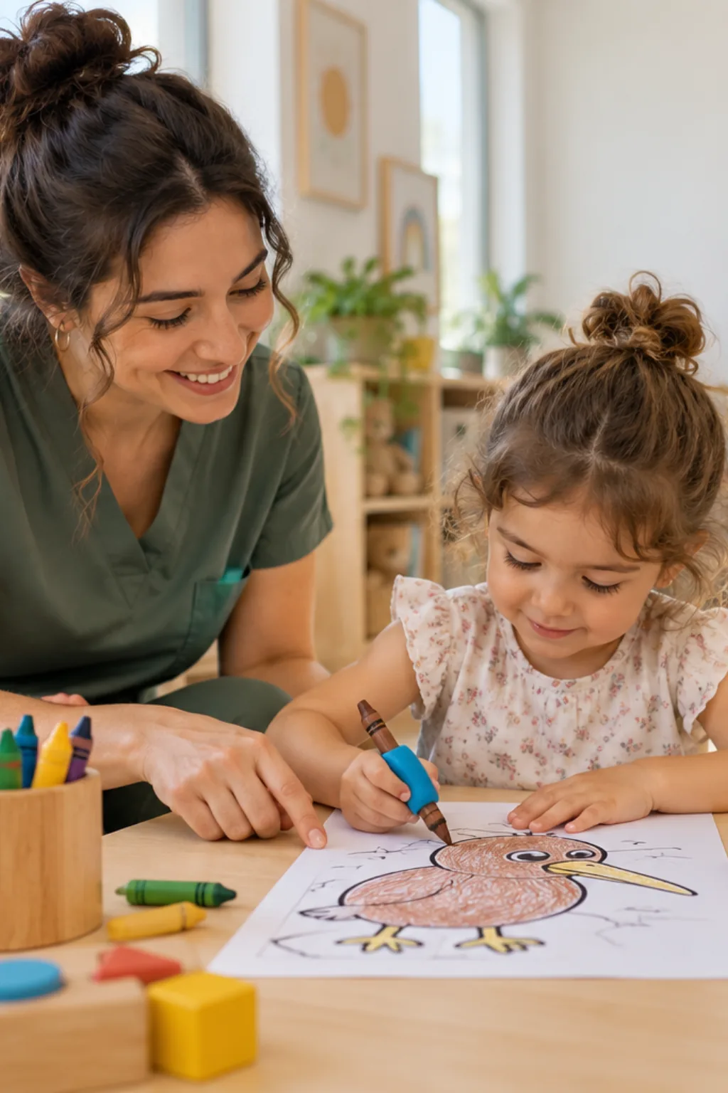 desenhos do Pipi Kiwi para colorir — exemplo criado na Desenhos pra Colorir