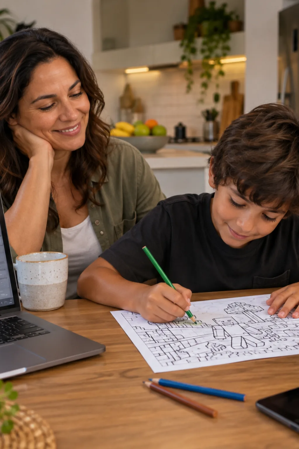 desenhos para colorir — exemplo criado na Desenhos pra Colorir