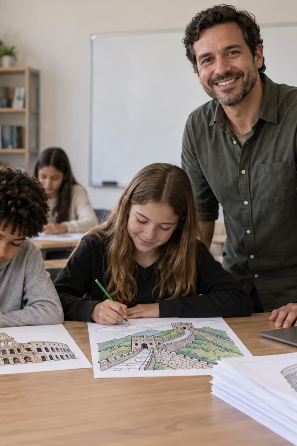 desenhos para colorir — exemplo criado na Desenhos pra Colorir