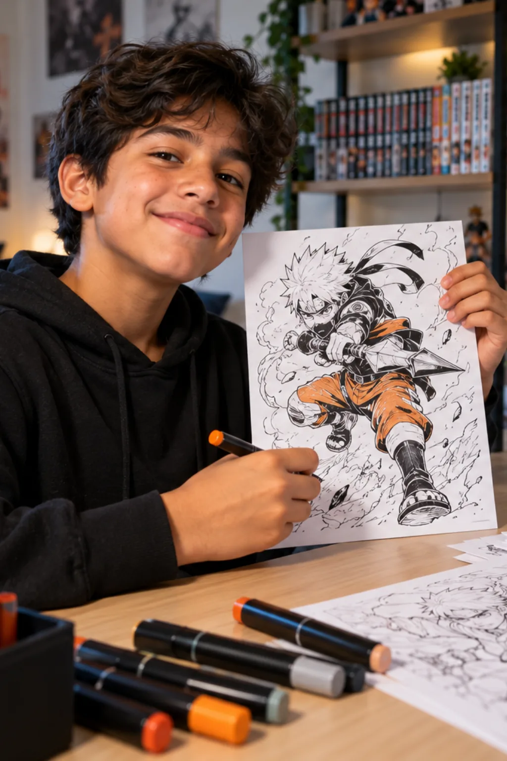 desenhos para colorir — exemplo criado na Desenhos pra Colorir