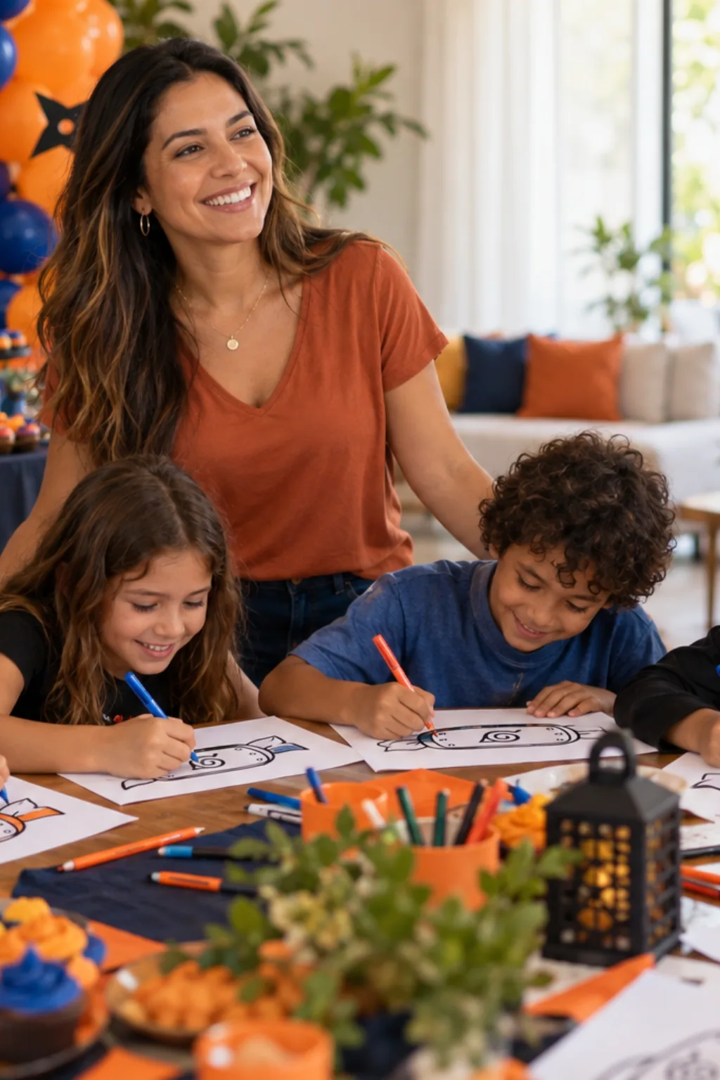 desenhos da bandana do naruto para colorir — exemplo criado na Desenhos pra Colorir