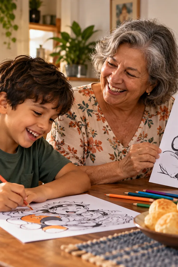 desenhos do Choji Akimichi para colorir — exemplo criado na Desenhos pra Colorir