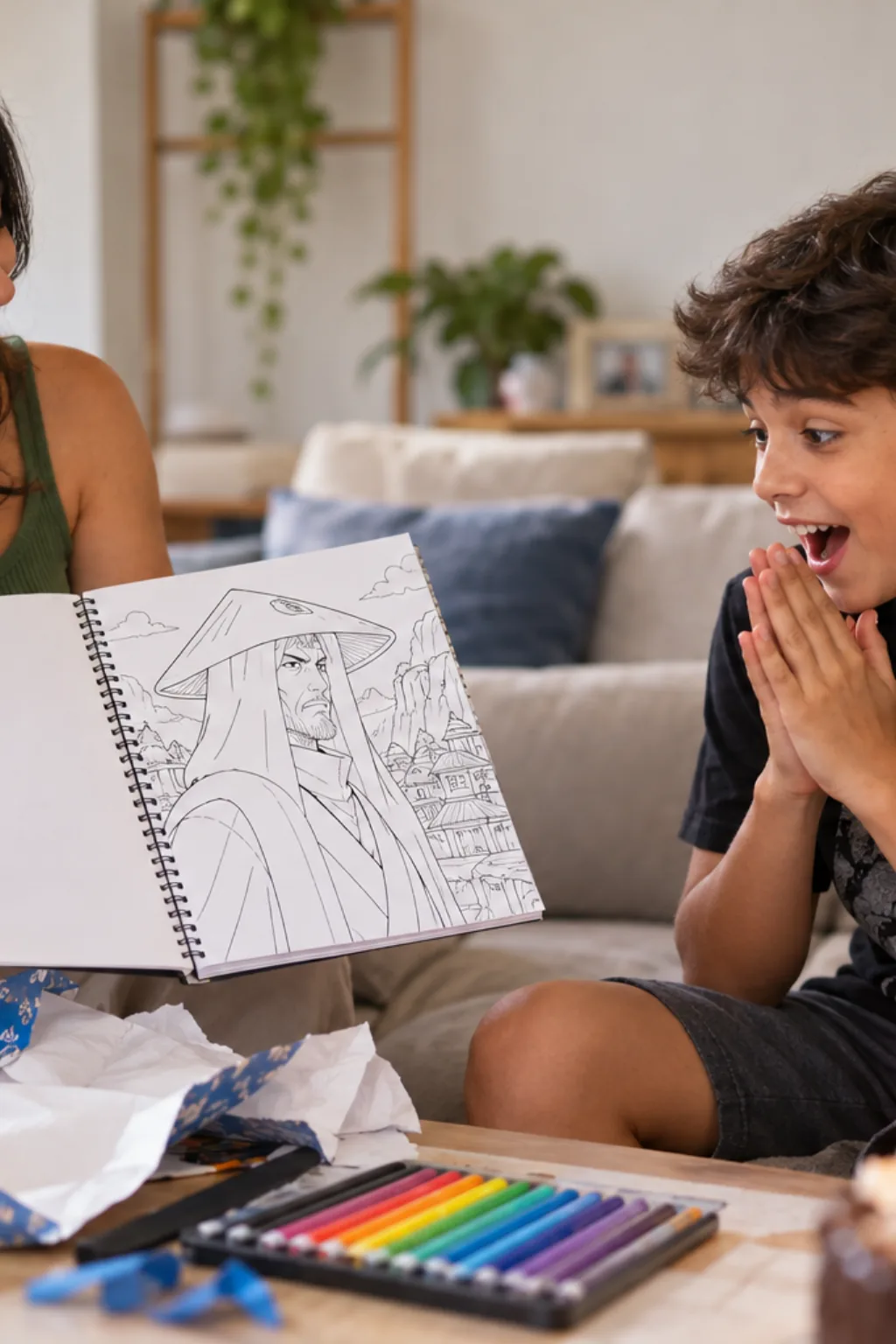 desenhos dos Hokages para colorir — exemplo criado na Desenhos pra Colorir