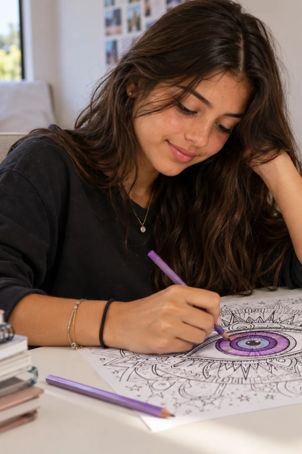 desenhos de rinnegan para colorir — exemplo criado na Desenhos pra Colorir