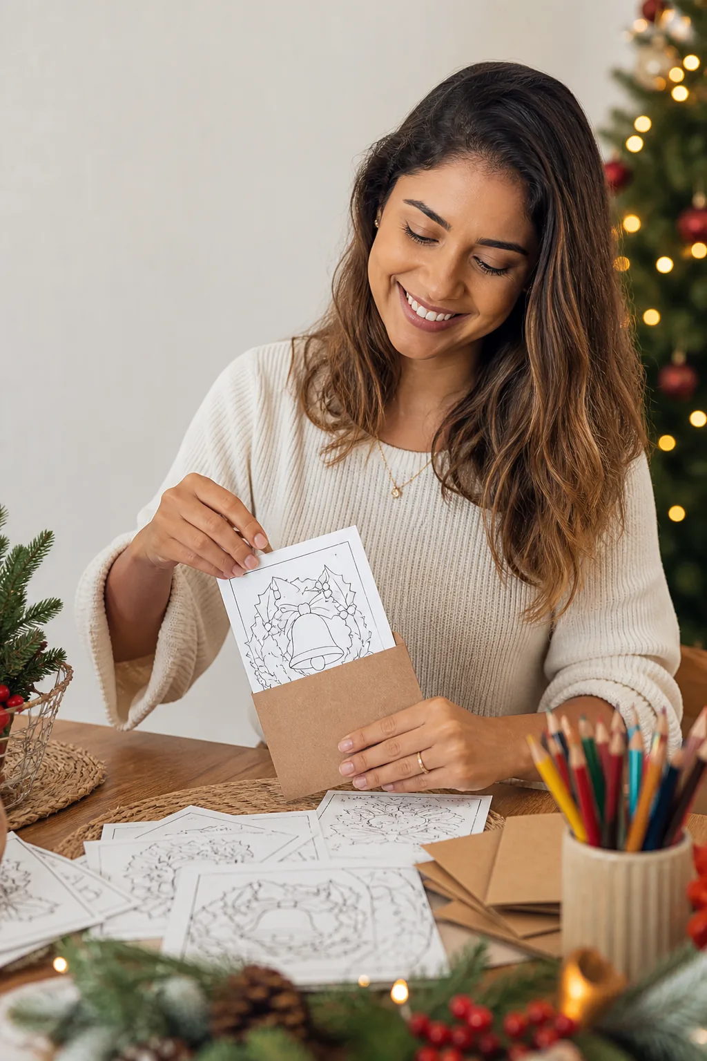 desenhos de boas festas para colorir - 1