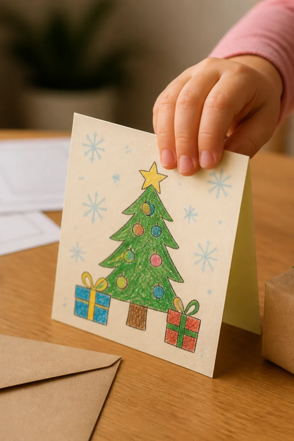 cartões de natal para colorir - 2