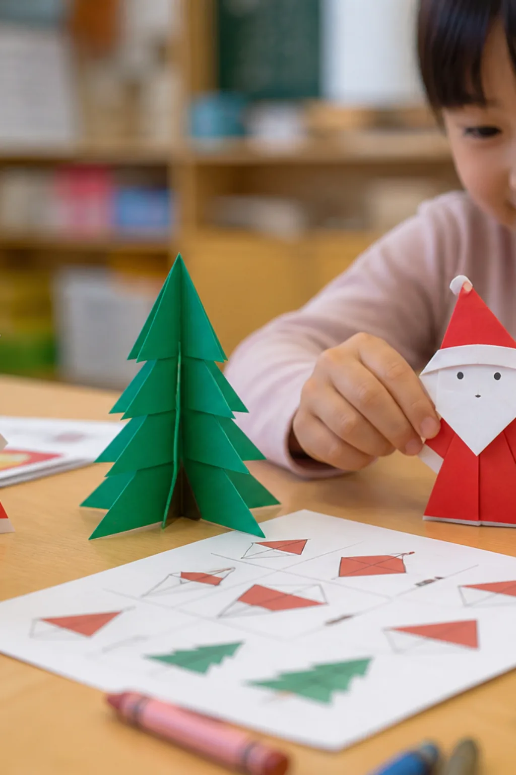 dobraduras de natal para colorir - 2