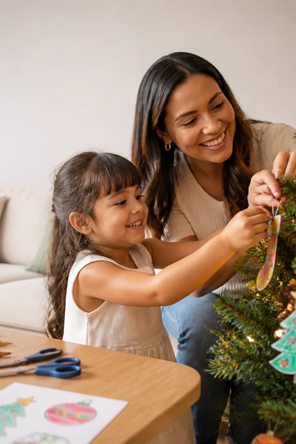 desenhos de enfeites de natal para colorir - 1