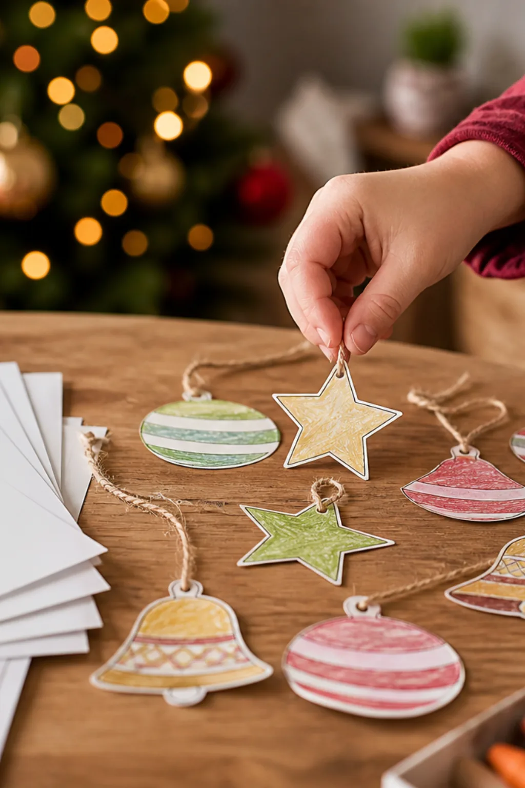 desenhos de enfeites de natal para colorir - 2
