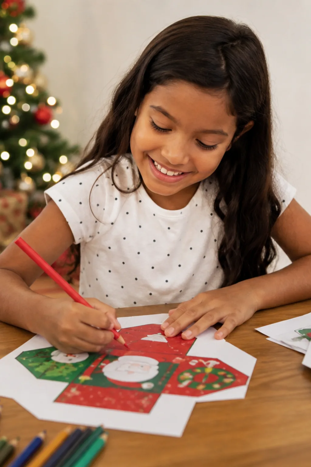 envelopes de natal para colorir - 1
