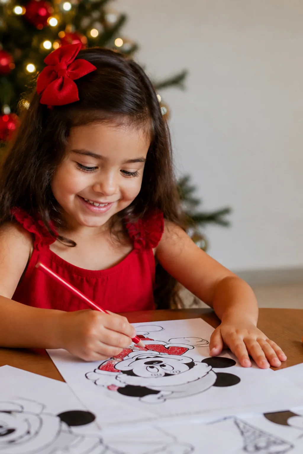 desenhos de natal do mickey para colorir - 1