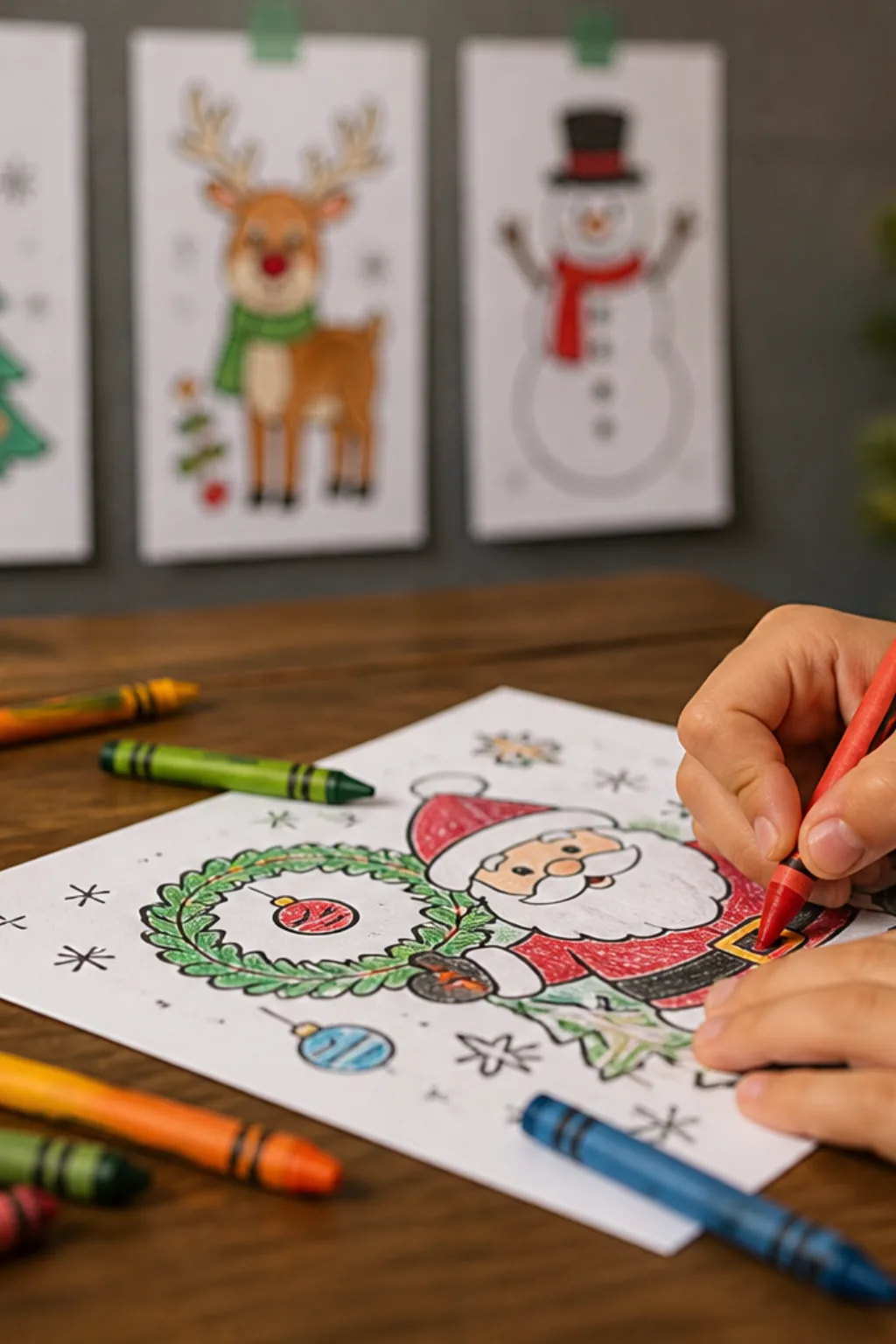 desenhos dos minions no natal para colorir - 2