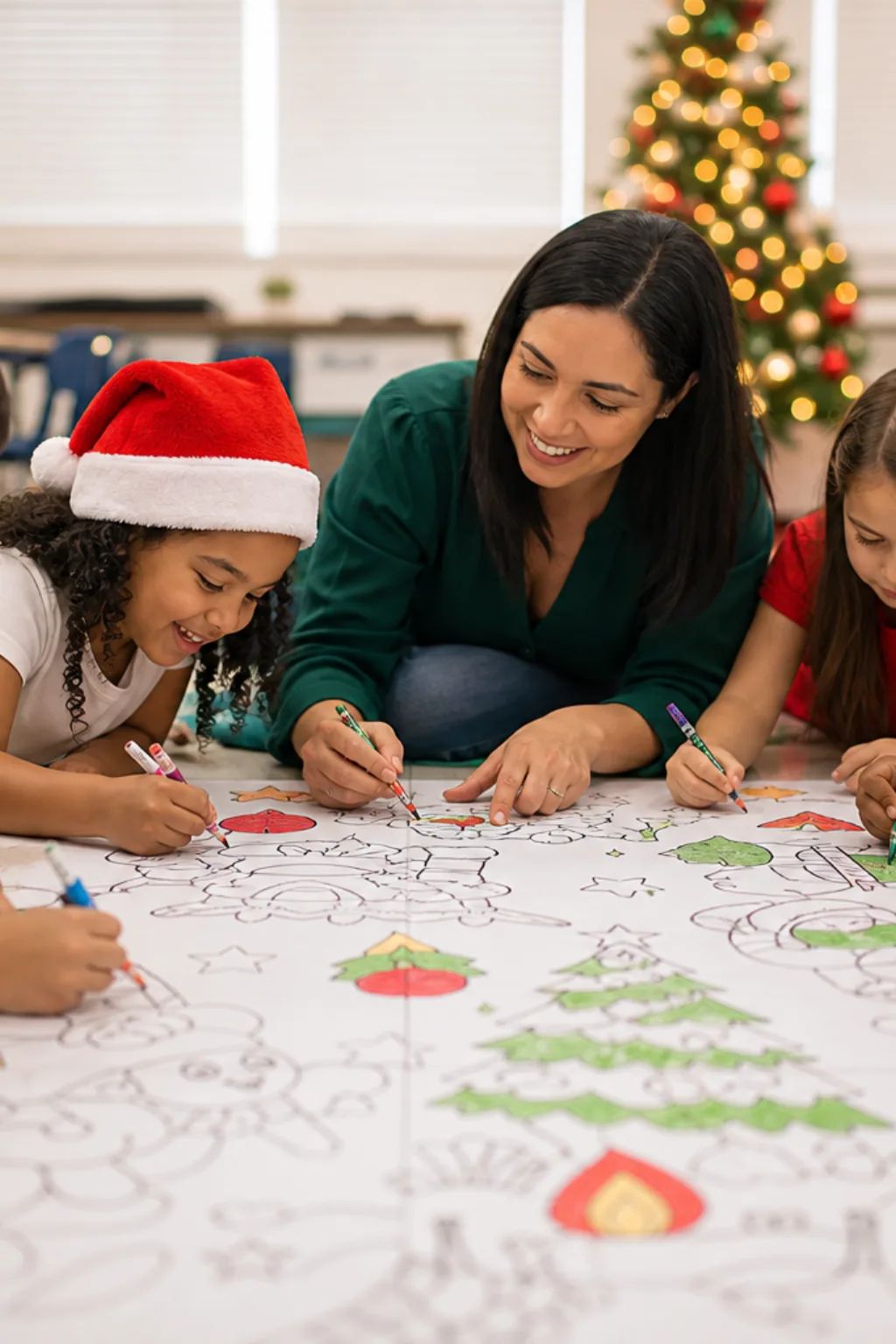 painéis de natal para colorir - 1