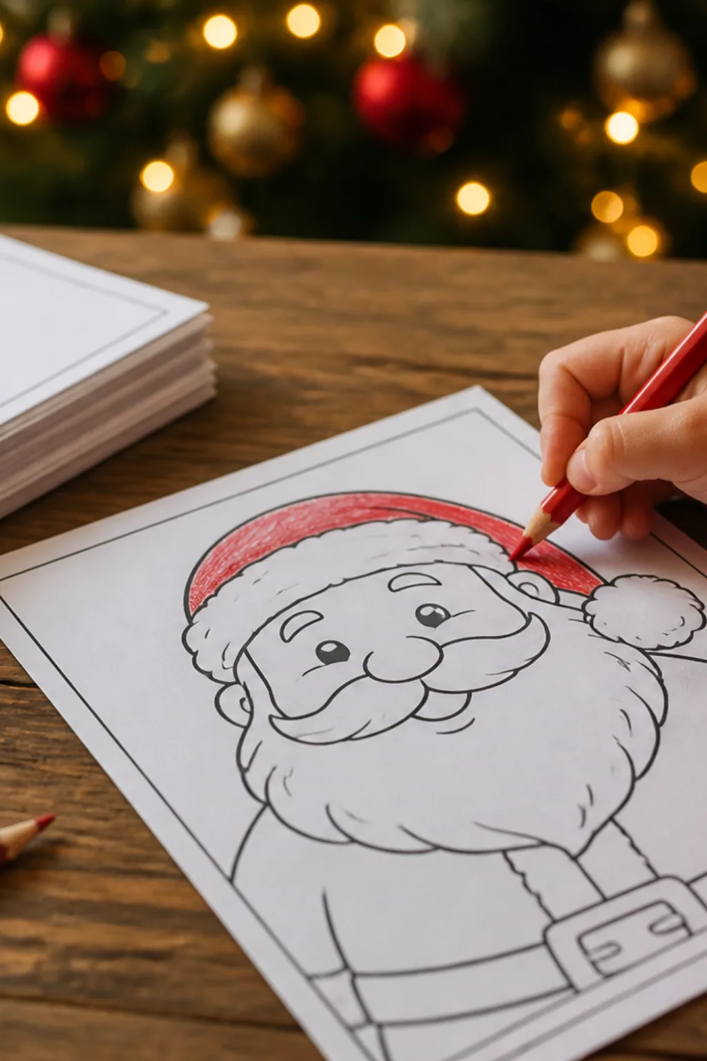 desenhos do papai noel para colorir - 2