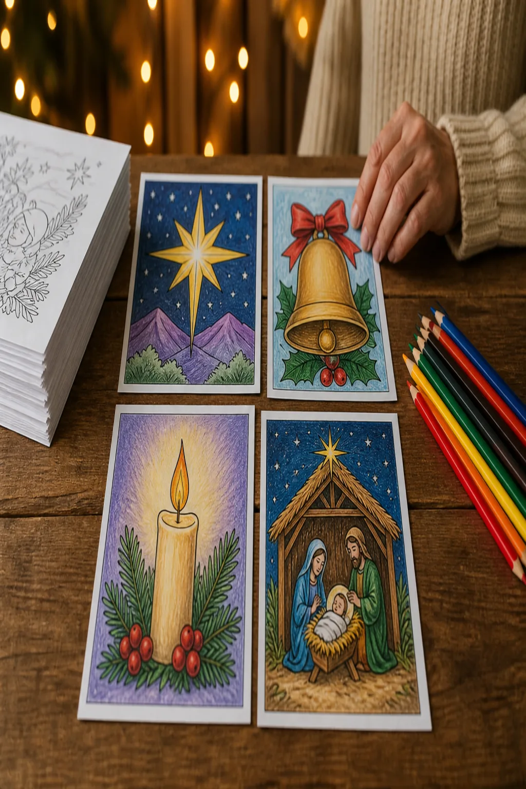 símbolos do natal para colorir - 2