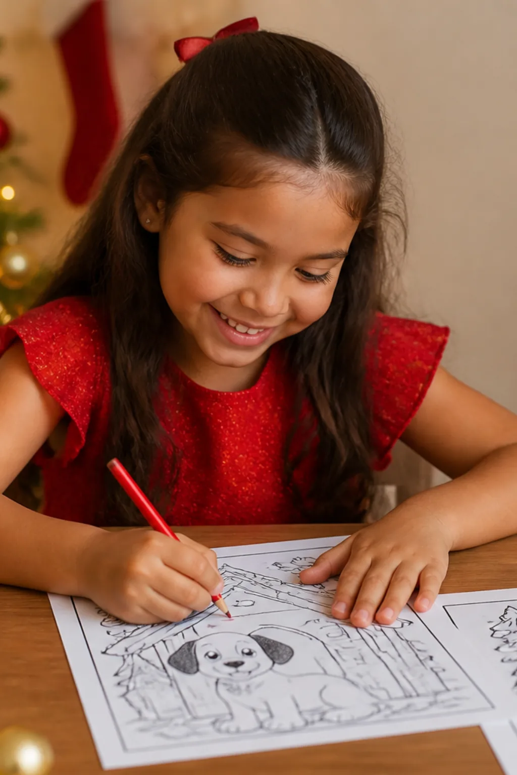 desenhos do snoopy no natal para colorir - 1