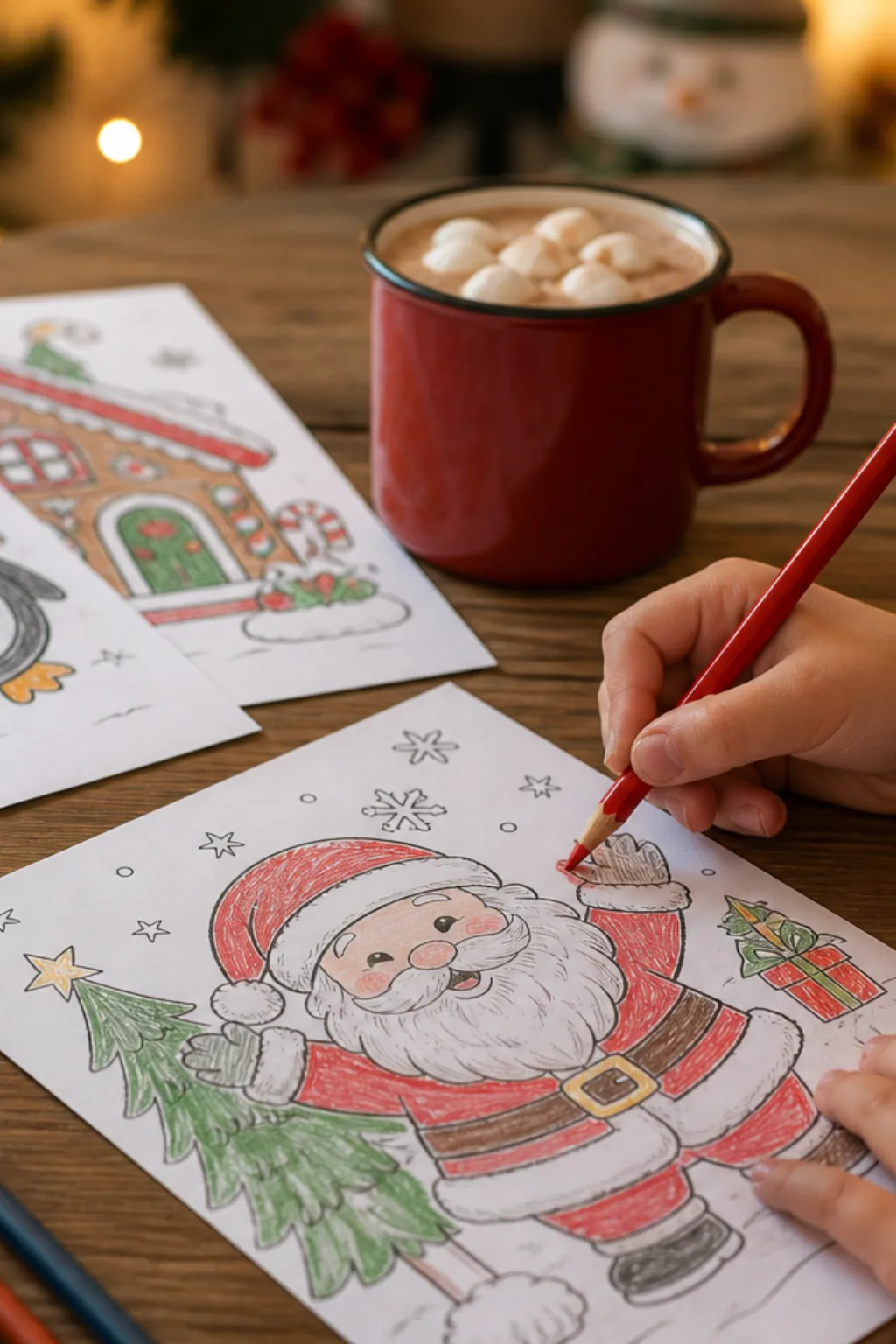 desenhos da turma da mônica no natal para colorir - 2