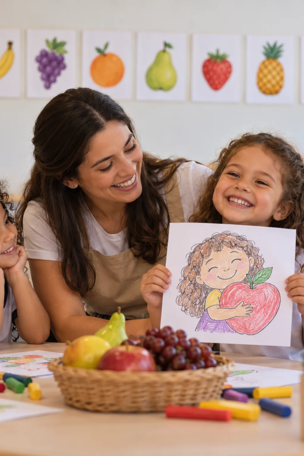 desenhos do fruto do espírito para colorir — exemplo criado na Desenhos pra Colorir