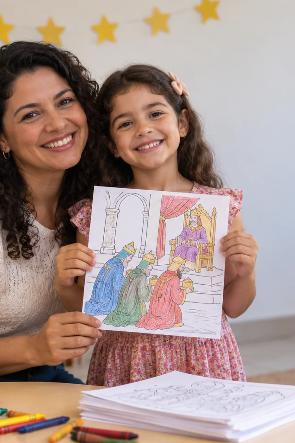 desenhos do Rei Herodes para colorir — exemplo criado na Desenhos pra Colorir