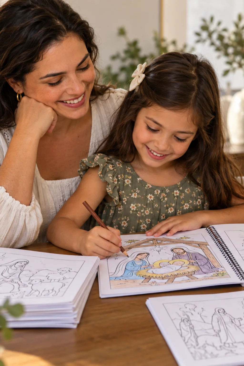 desenhos para colorir sobre a vida de jesus — exemplo criado na Desenhos pra Colorir