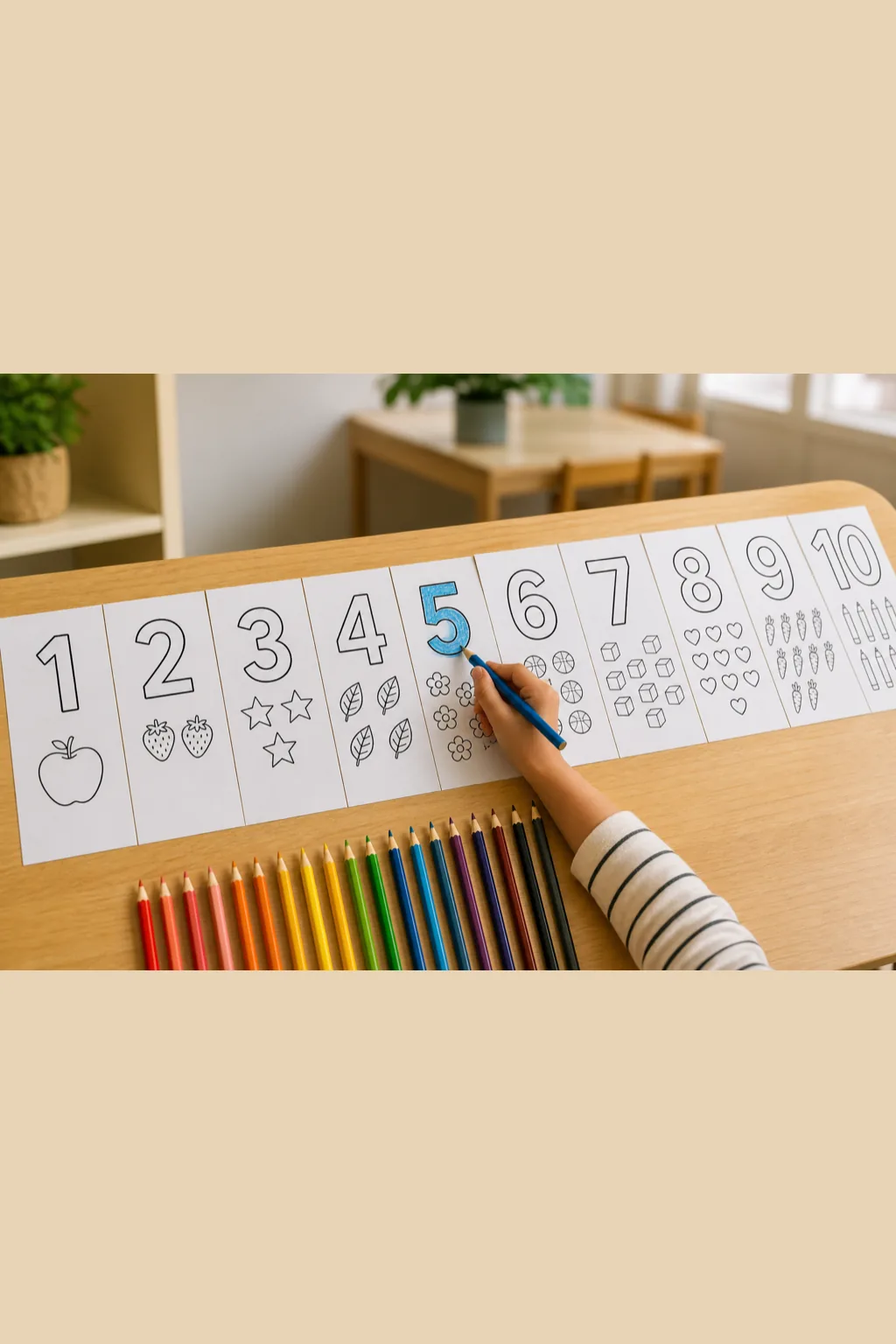 números de 1 a 10 para colorir - 2