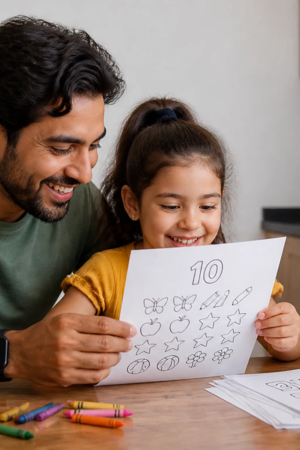 desenhos do número 10 para colorir — exemplo criado na Desenhos pra Colorir