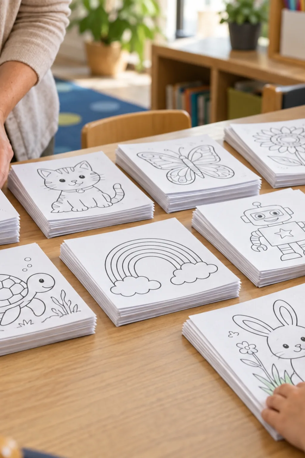 Desenhos de Números de 1 a 100 para Colorir - Depois