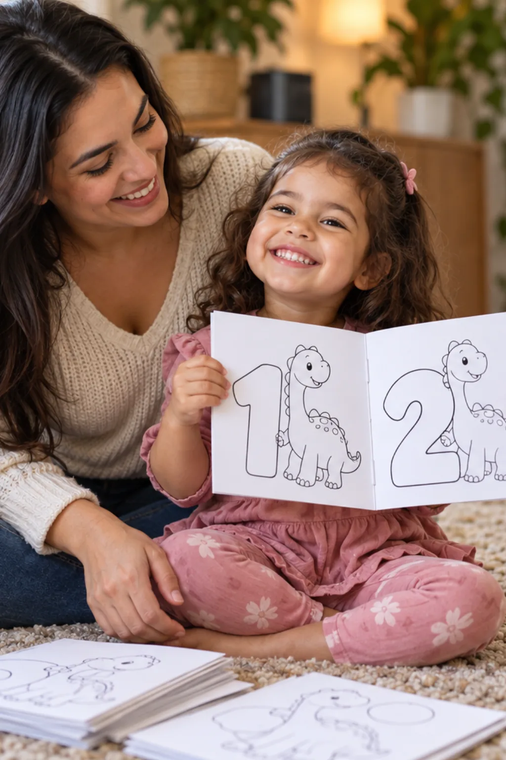 desenhos de números de 1 a 15 para colorir — exemplo criado na Desenhos pra Colorir