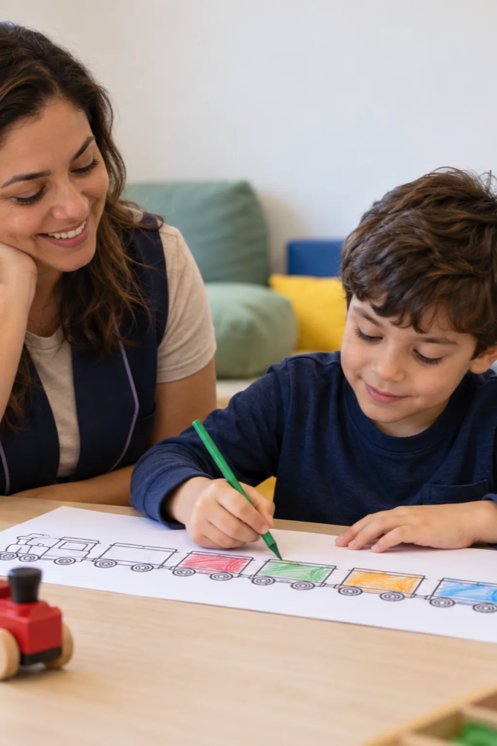 desenhos do número 17 para colorir — exemplo criado na Desenhos pra Colorir