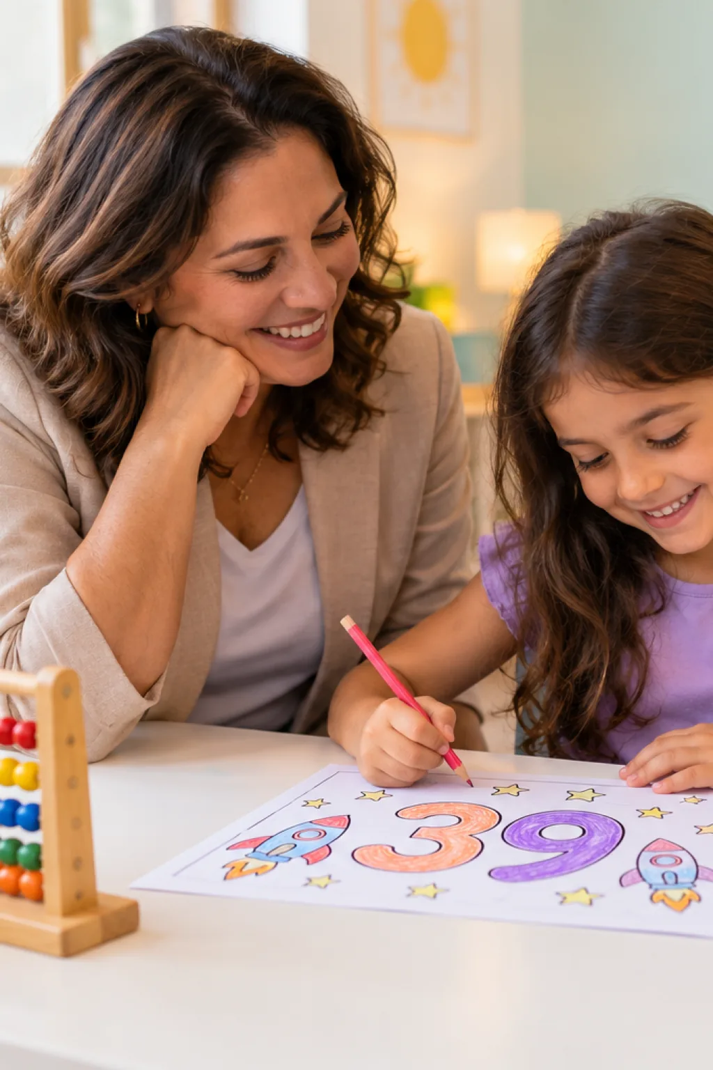 desenhos do número 39 para colorir — exemplo criado na Desenhos pra Colorir