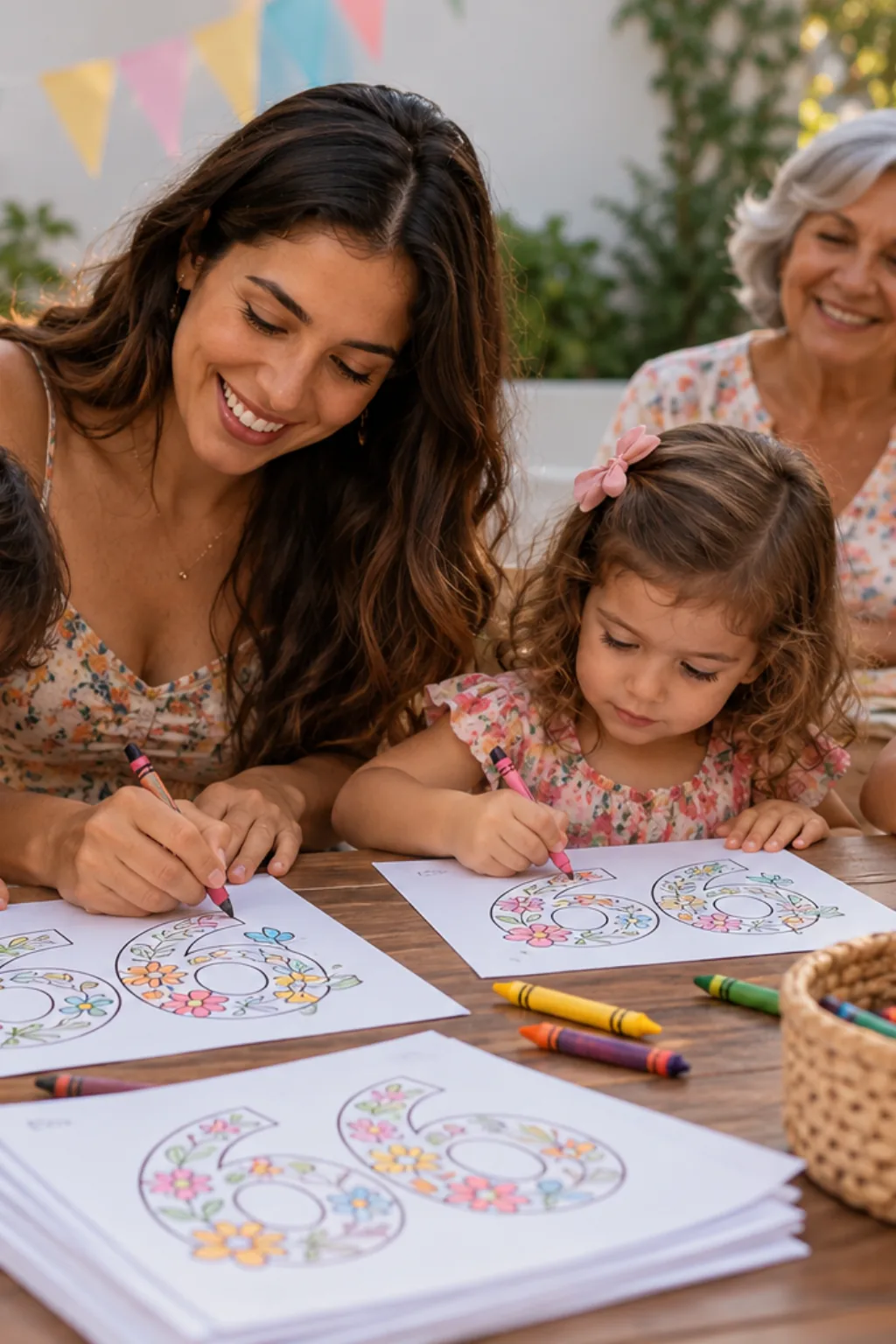 desenhos do número 66 para colorir — exemplo criado na Desenhos pra Colorir