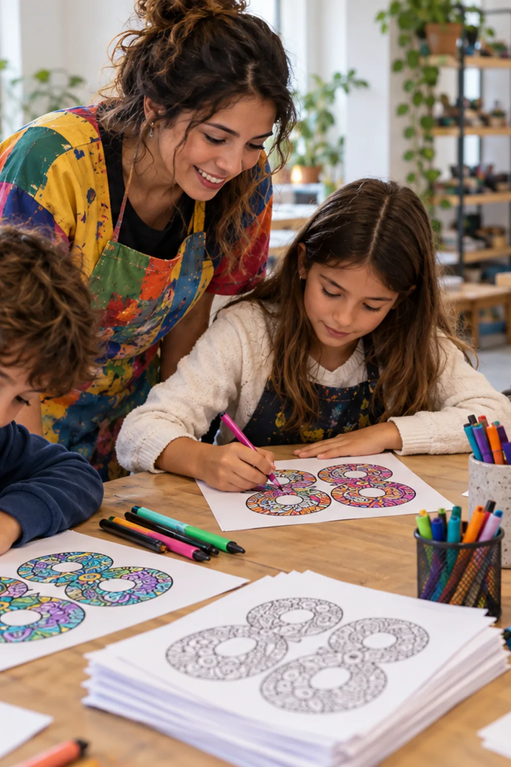 desenhos do número 88 para colorir — exemplo criado na Desenhos pra Colorir