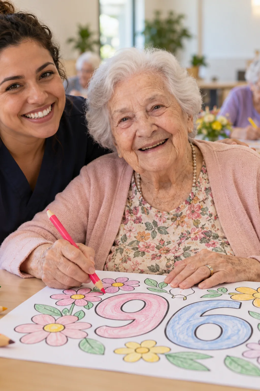 desenhos do número 96 para colorir — exemplo criado na Desenhos pra Colorir