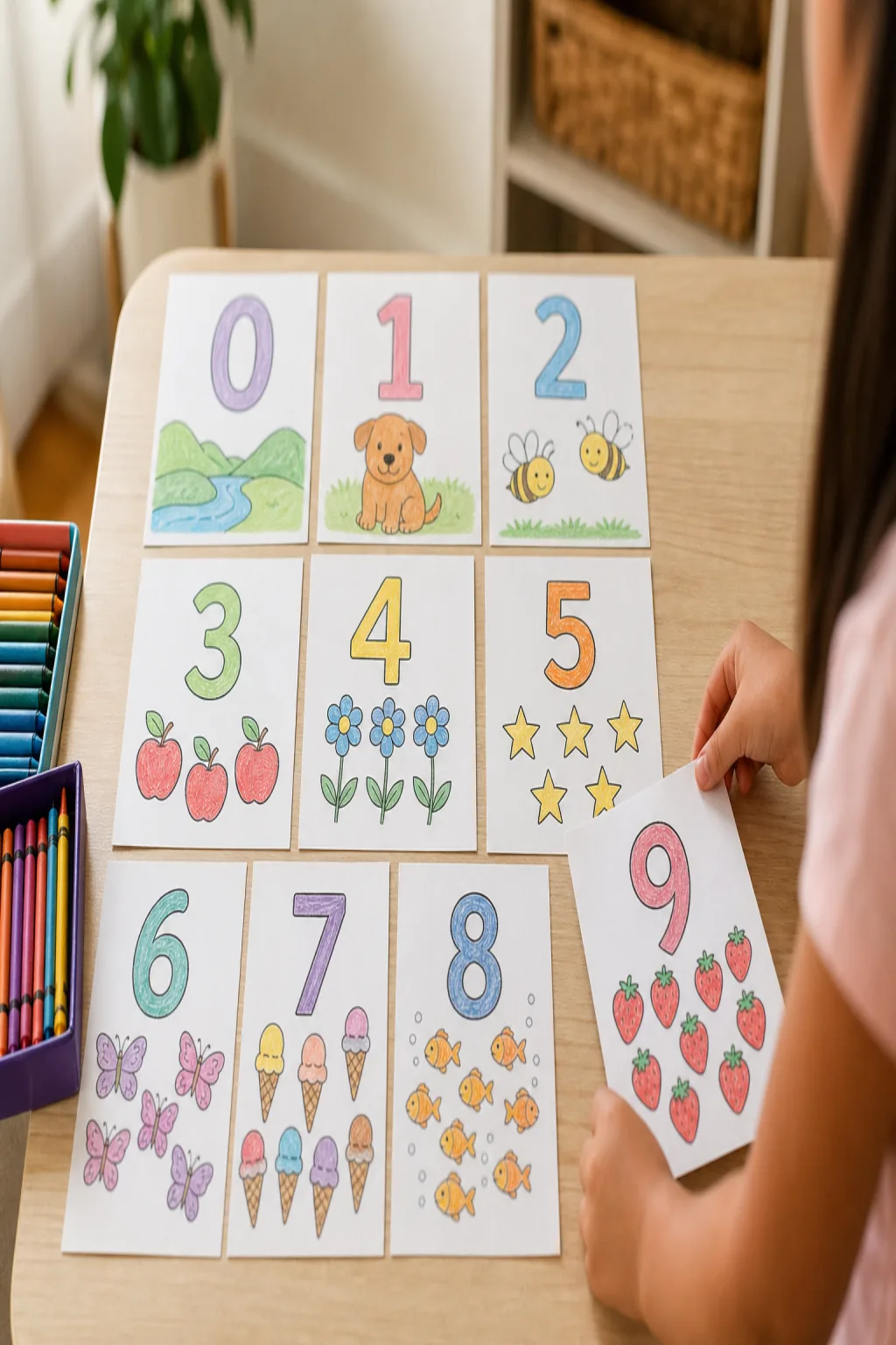 desenhos de números para colorir na educação infantil - 2
