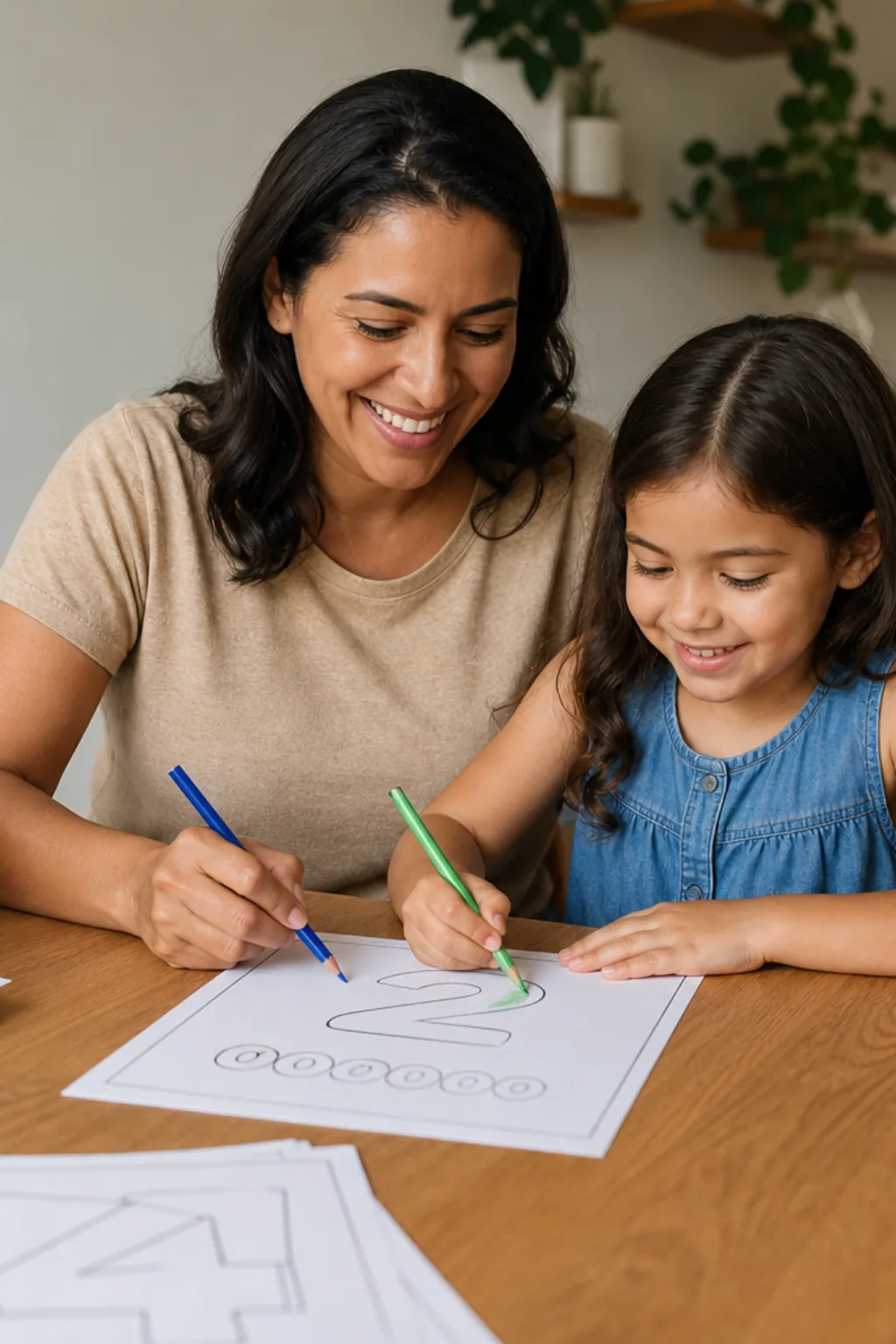 desenhos de números por extenso para colorir — exemplo criado na Desenhos pra Colorir