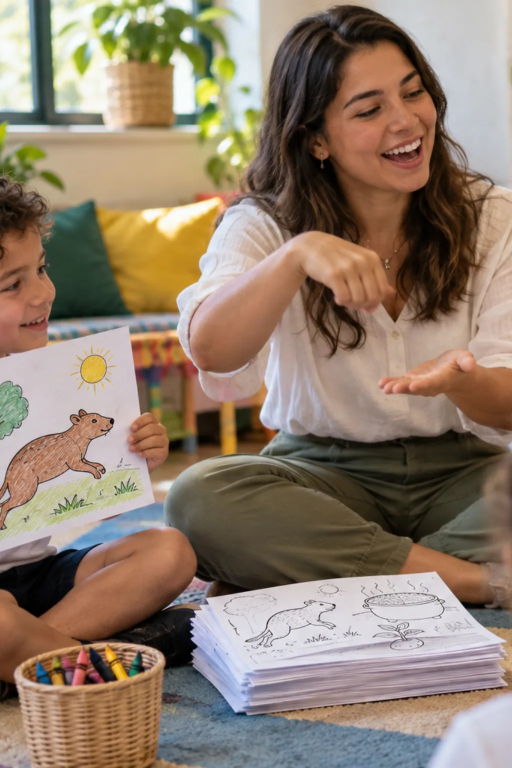 desenhos para colorir — exemplo criado na Desenhos pra Colorir