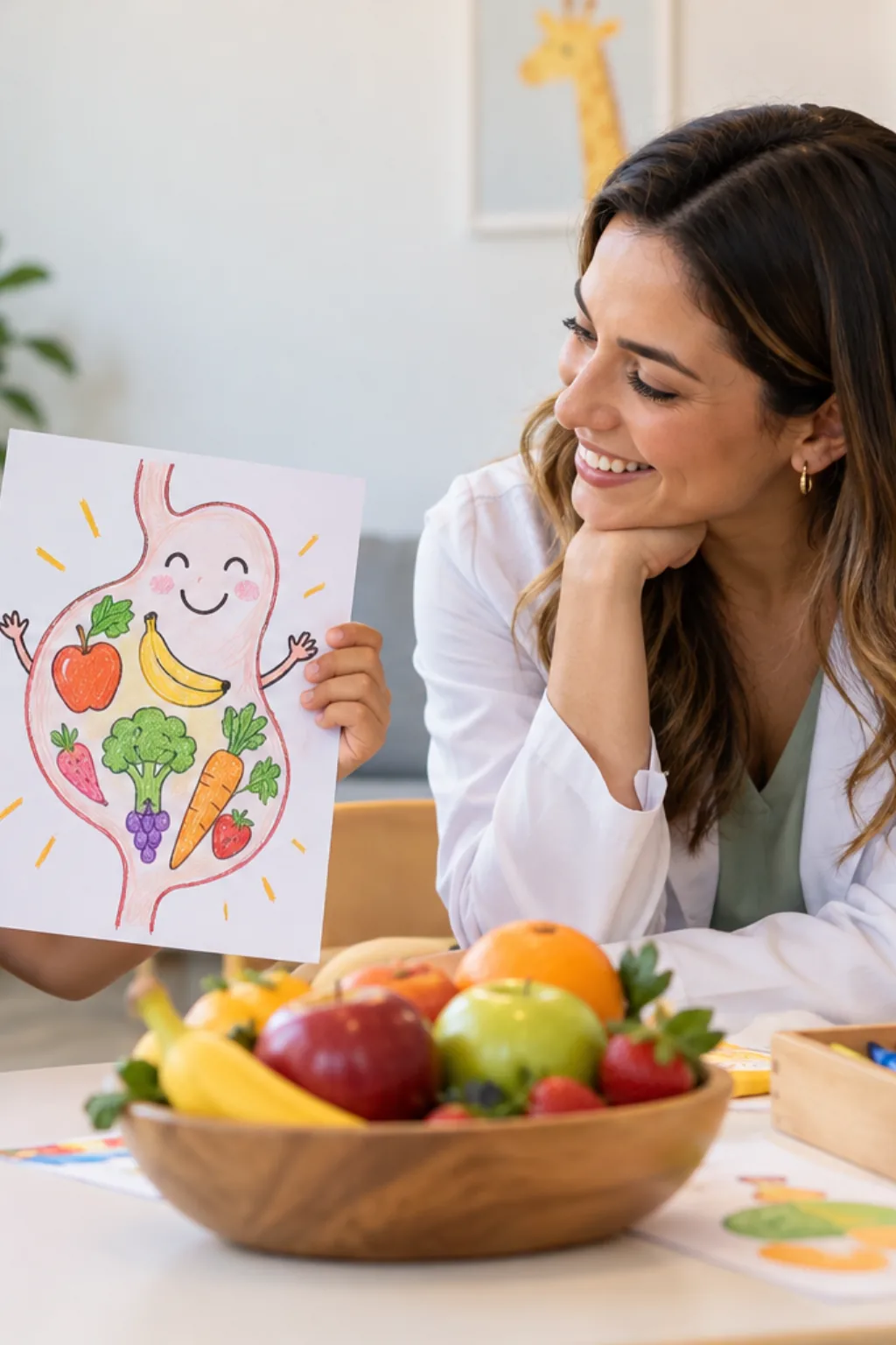 desenhos de barriga para colorir — exemplo criado na Desenhos pra Colorir