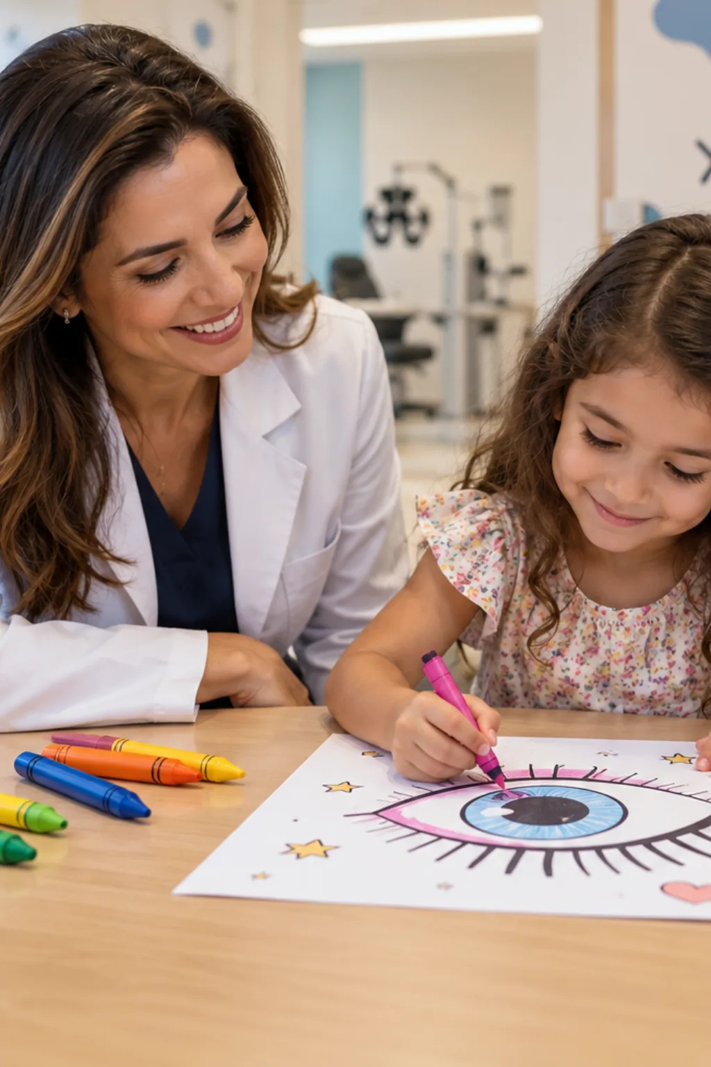 desenhos de olho para colorir — exemplo criado na Desenhos pra Colorir