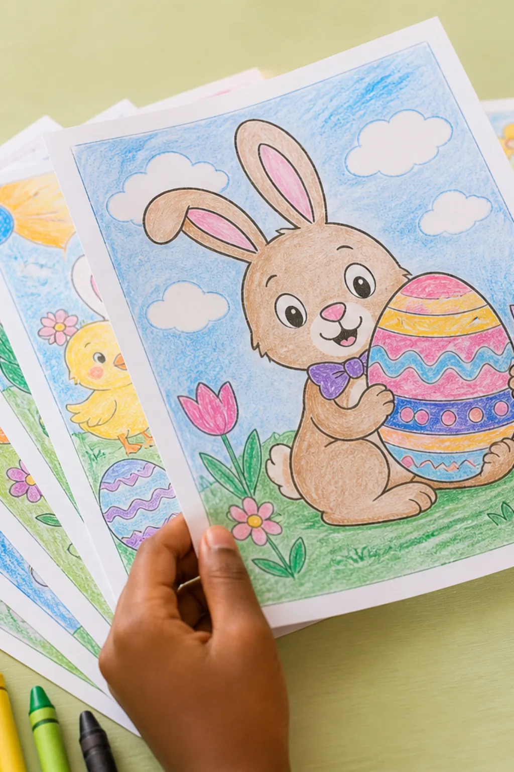 desenhos infantis de Páscoa para colorir - 2